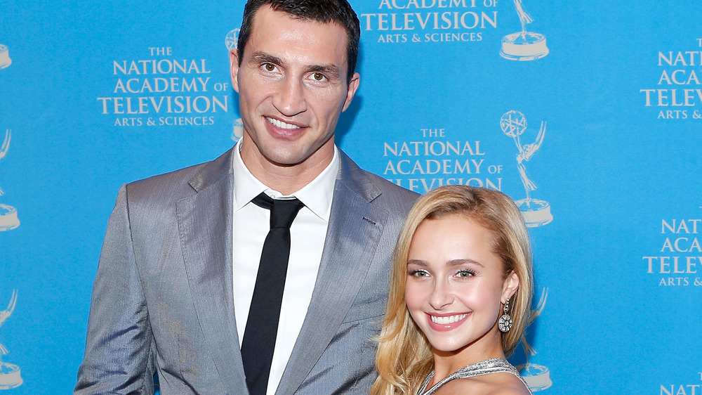 Wladimir Klitschko, Hayden Panettiere smiling