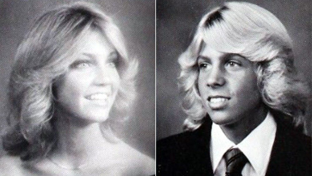 Heather Locklear, Chris Heisser - yearbook