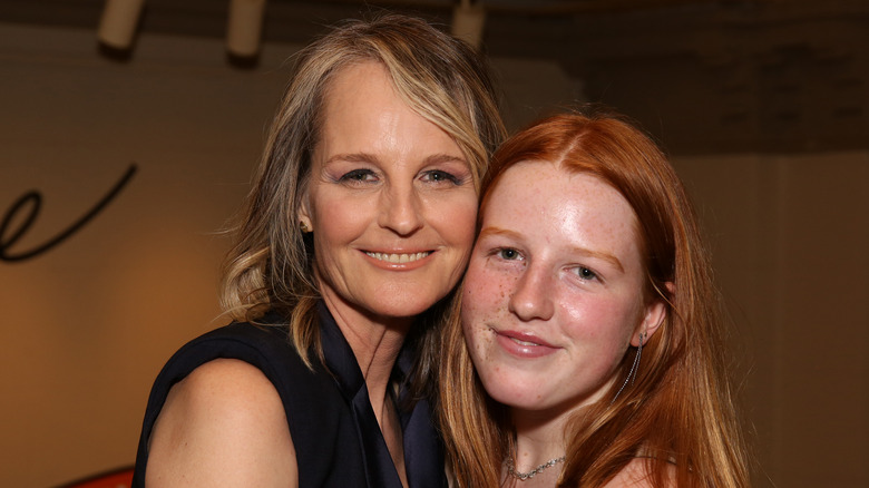 Helen Hunt and her daughter Makena 