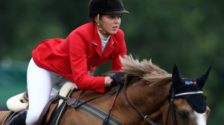 Ellen Whitaker competing in the Queens Cup in 2009