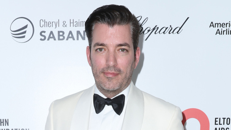 Jonathan Scott in white tux