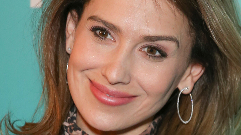 Hilaria Baldwin smiles at an event