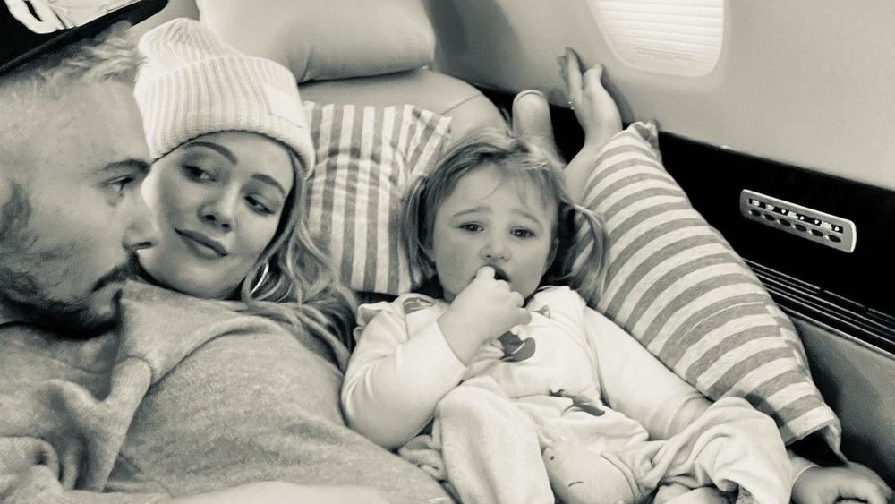 Hilary Duff and her family selfie