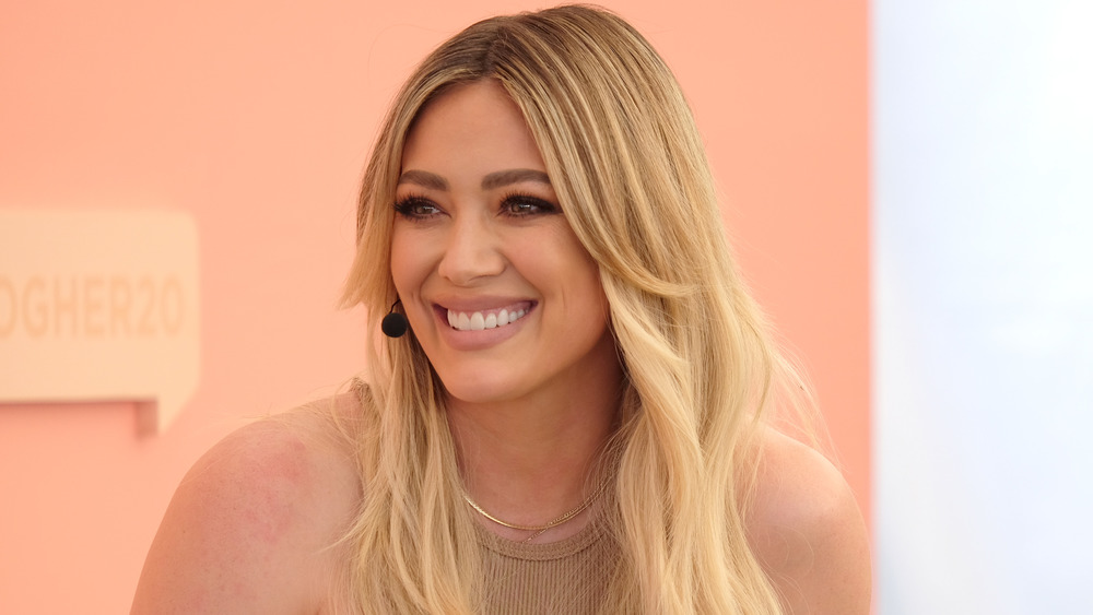 Hilary Duff smiling