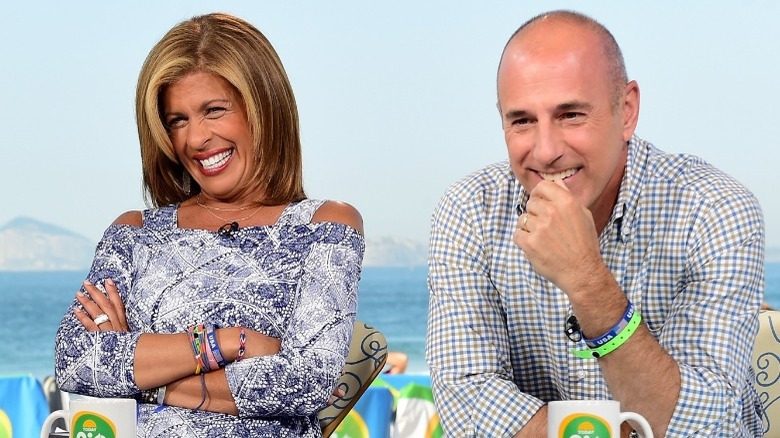 Hoda Kotb and Matt Lauer