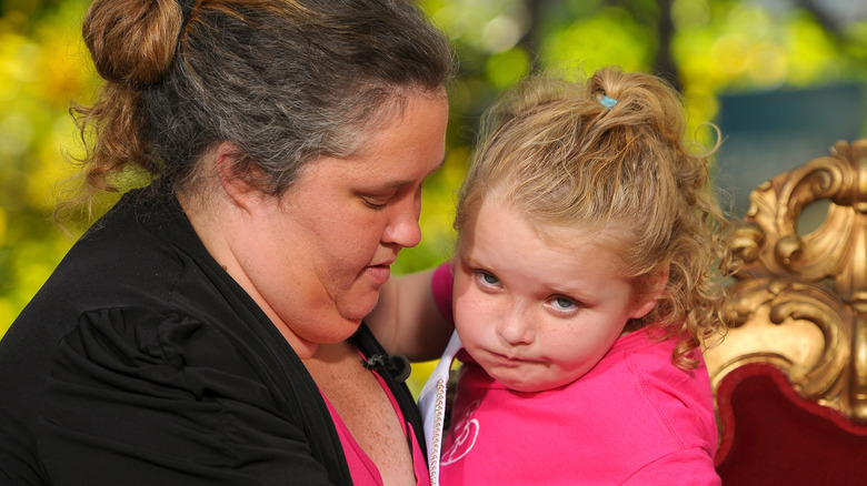 Alana Thompson with her mother, June Shannon