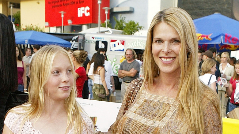 India Oxenberg  as a child with her mother Catherine Oxenberg