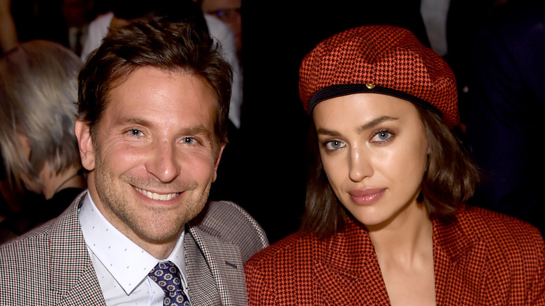 Bradley Cooper and Irina Shayk at a dinner