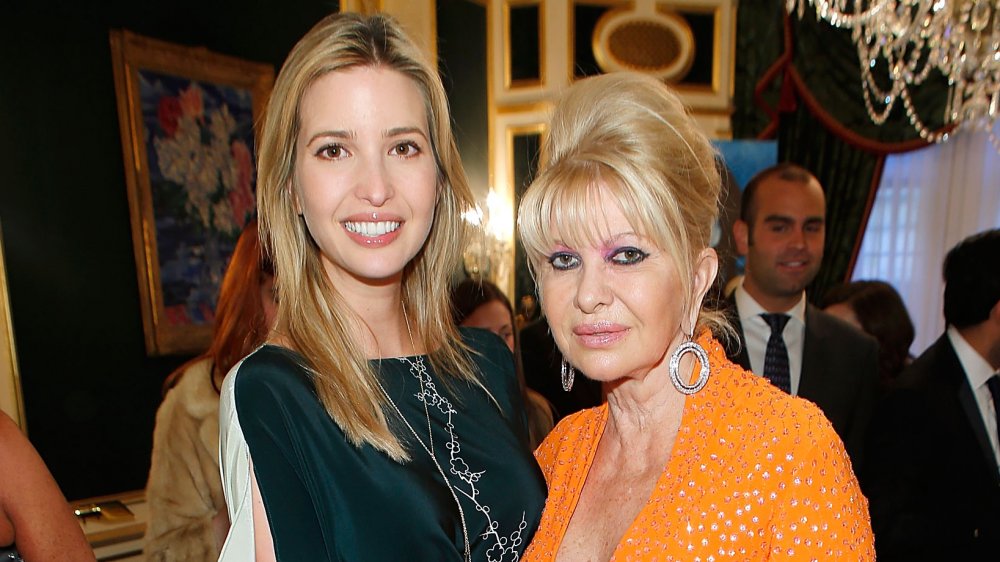 Ivanka and Ivana Trump at an art exhibition in New York City 