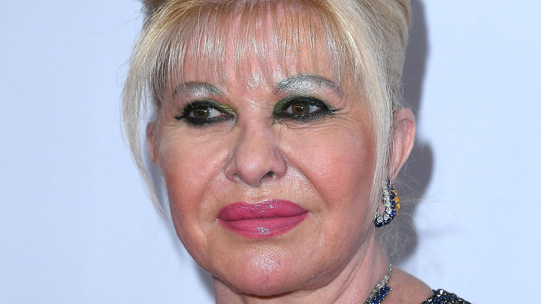 ivana trump on the red carpet 