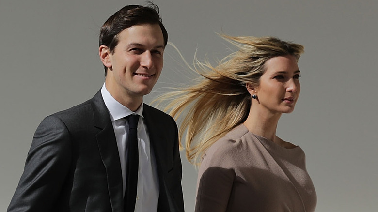 Ivanka Trump and Jared Kushner at an event 