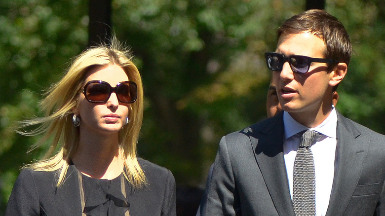 Ivanka Trump and Jared Kushner at an event 