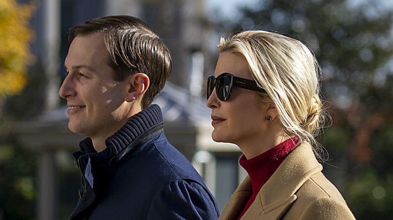 Ivanka Trump and Jared Kushner at an event 