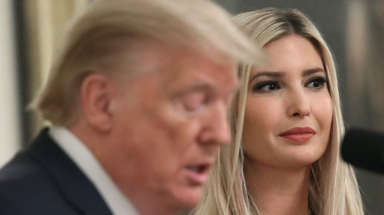 Donald and Ivanka Trump at an event 