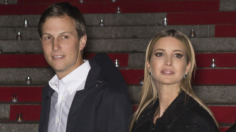 Ivanka Trump and Jared Kushner at an event 