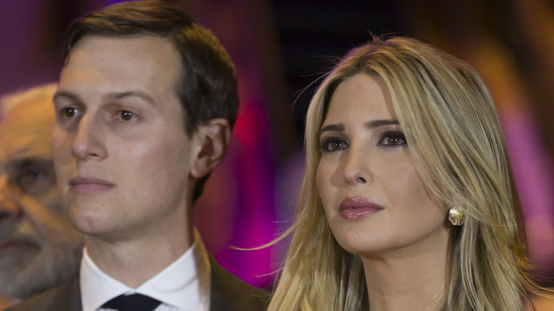 Ivanka Trump and Jared Kushner at an event 