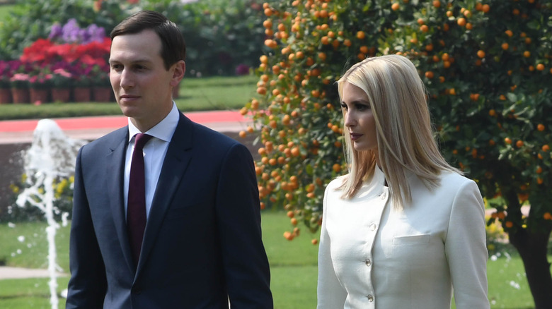 Ivanka Trump and Jared Kushner at an event 