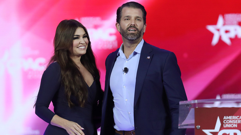 Kimberly Guilfoyle and Don Trump Jr. pose together