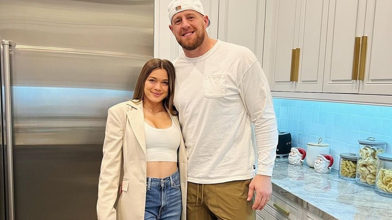 J.J. and Kealia Watt in kitchen