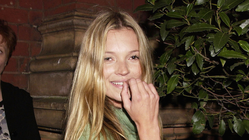 Kate Moss smiling