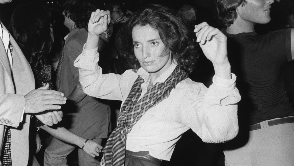 Margaret Trudeau dancing at New York's Studio 54 after divorce