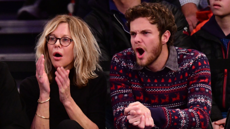 Jack Quaid and Meg Ryan game