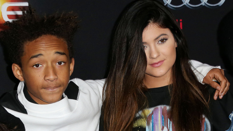 Jaden Smith and Kylie Jenner posing together