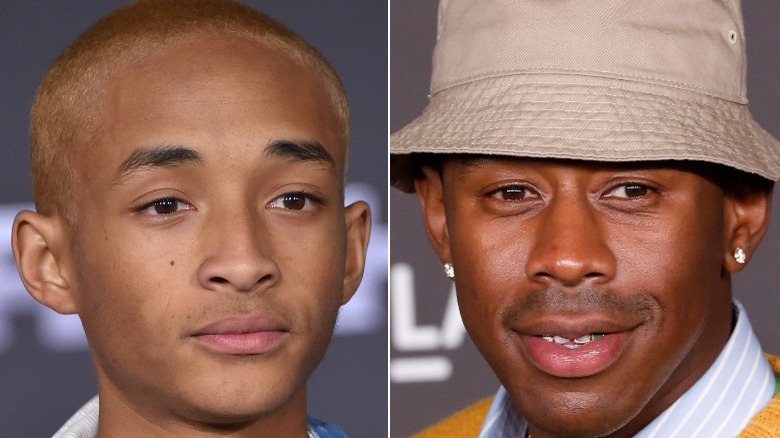 Jaden Smith and Tyler the Creator smiling