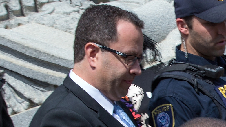 Jared Fogle outside court