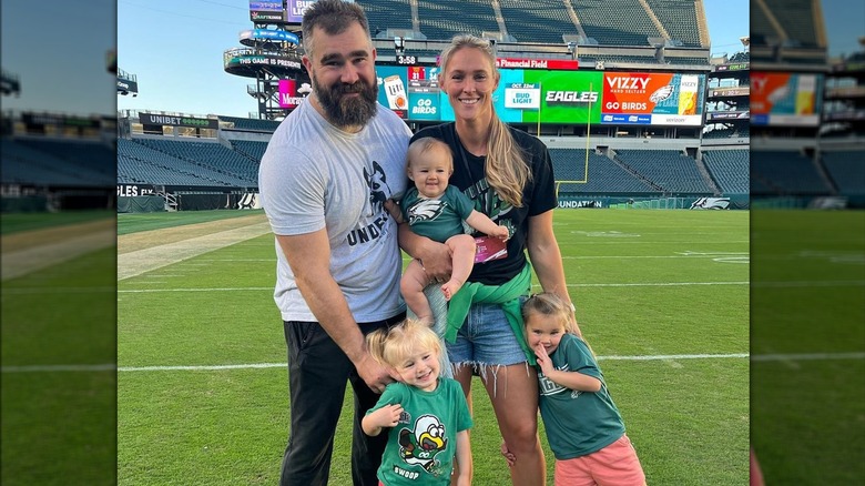 Jason Kelce and Kylie Kelce kids