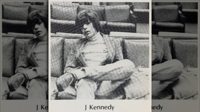 John F. Kennedy Jr. at the Collegiate School in 1975.