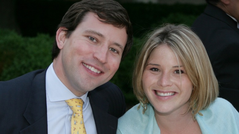 Henry Hager and Jenna Bush