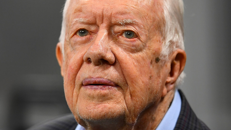 Jimmy Carter posing