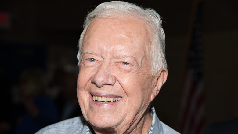 Jimmy Carter smiling