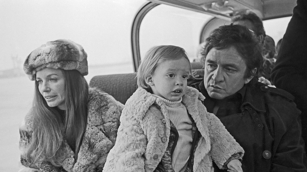 June Carter and Johnny Cash with their son John