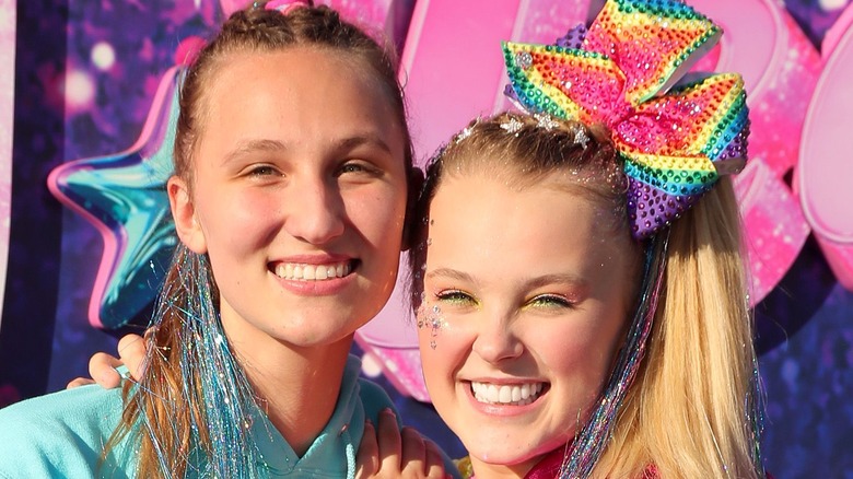 Kylie Prew and JoJo Siwa smiling