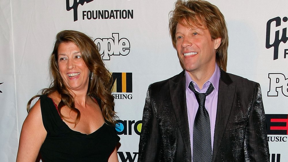 Jon Bon Jovi and Dorothea Hurley at film premiere