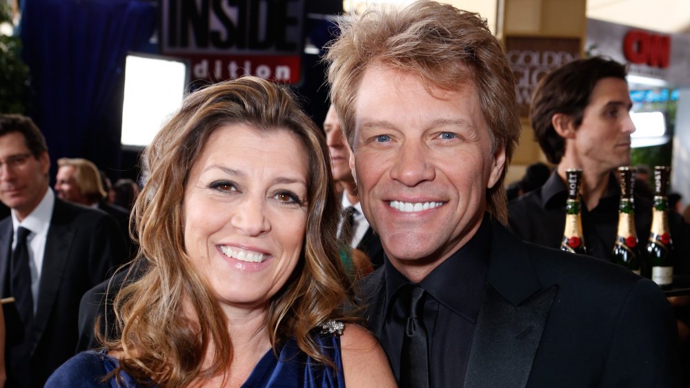 Jon Bon Jovi and Dorothea Hurley at Golden Globes