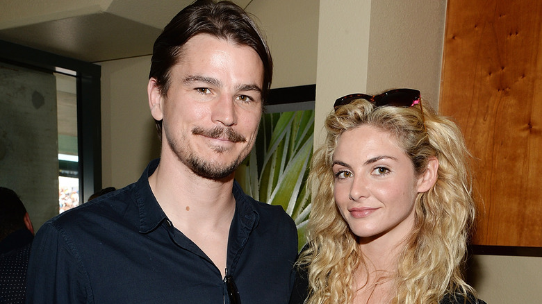 Josh Hartnett and Tamsin Egerton smiling together