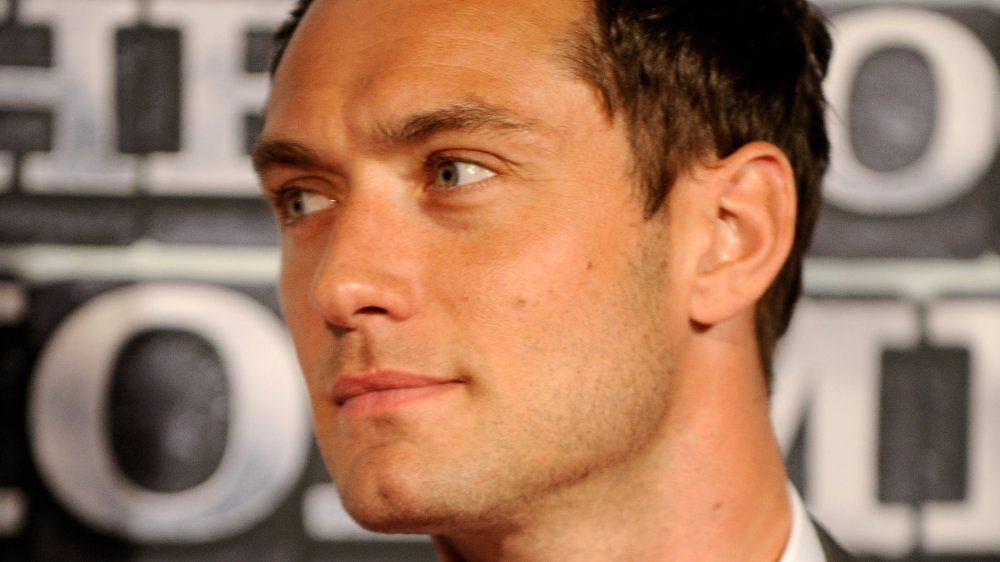 Jude Law at Sherlock Holmes premiere in 2010