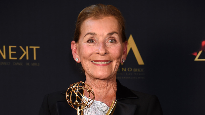 Judge Judy grinning