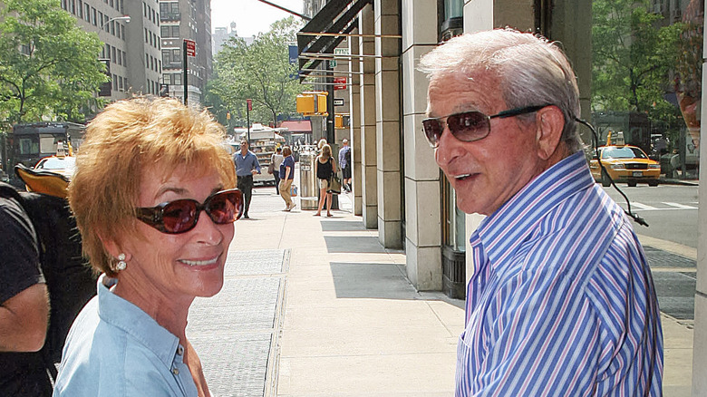 Judy and Jerry Sheindlin grinning