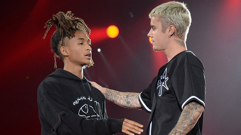 Jaden Smith and Justin Bieber