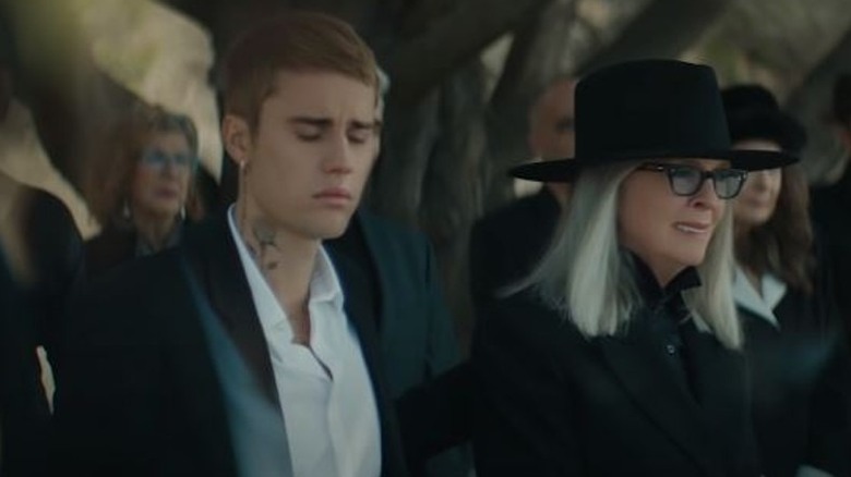 Justin Bieber Diane Keaton Ghost video 