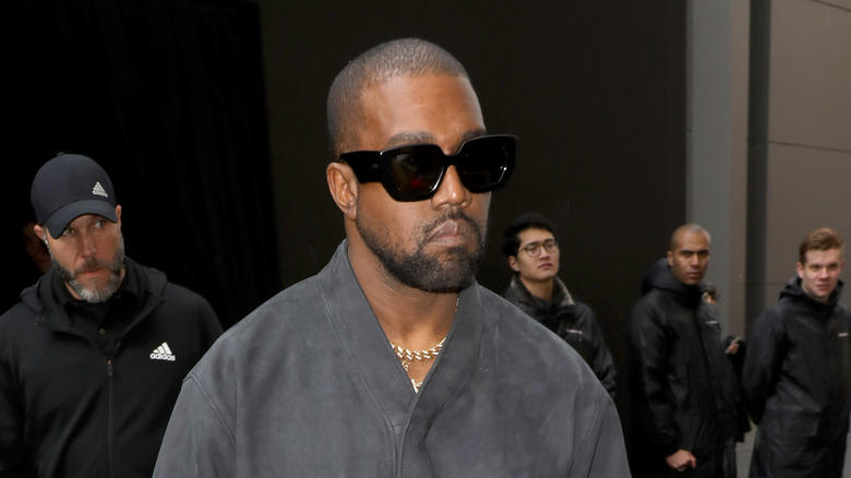 Kanye West at Paris Fashion Week 2020