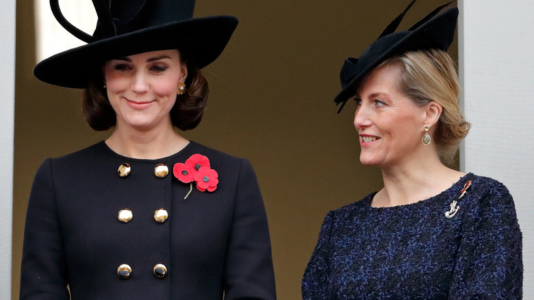 Kate Middleton and Sophie Wessex