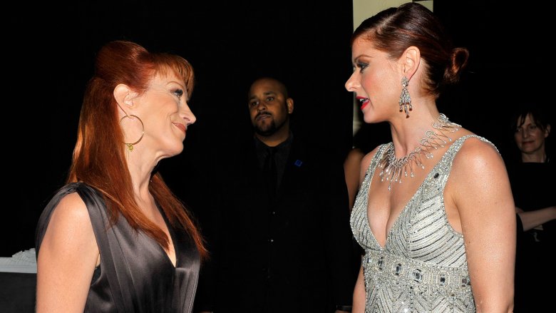 Kathy Griffin and Debra Messing 