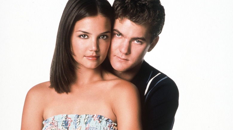 Pacey Witter holding Joey Potter