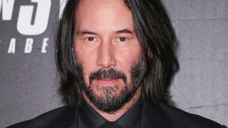 Keanu Reeves at movie premiere