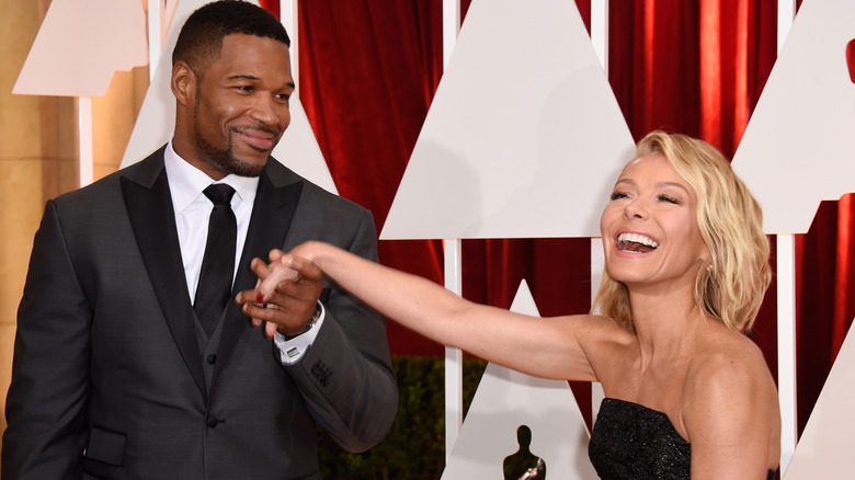 Michael Strahan and Kelly Ripa in 2015